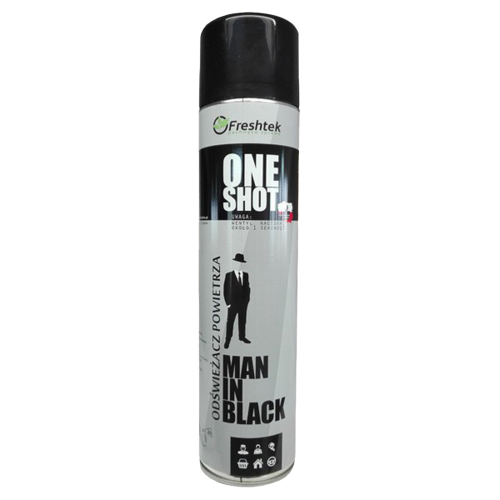 Odświeżacz powietrza Freshtek ONE SHOT MAN IN BLACK