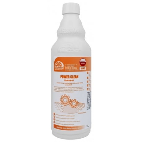 Dolphin Power Clean 1L- Środek do gruntownego czyszczenia posadzek 