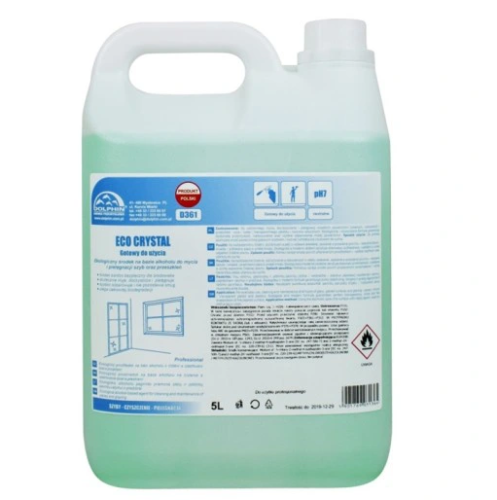 Środek do mycia i czyszczenia powierzchni szklanych Dolphin Eco Crystal 5l