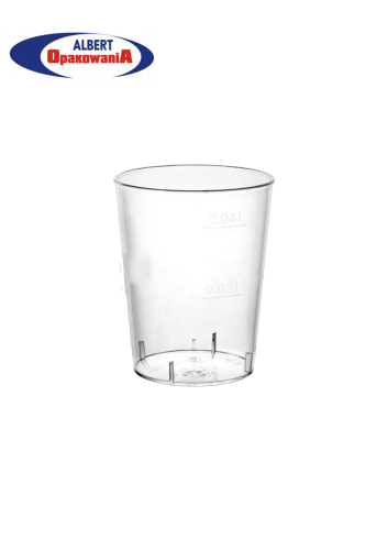 Kieliszek plastikowy do wódki 20ml A'50