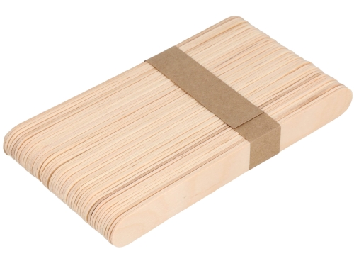 Drewniane płaskie patyki do lodów 9,3cm  A50
