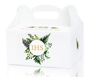 PUDEŁKO KOMUNIJNE PAPROĆ