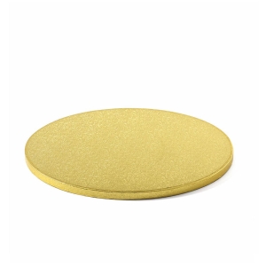 Podkład pod tort angielski okrągły złoty 38×1,2h     
