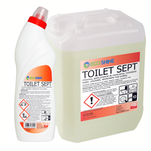 Toilet Sept 0,75L – Gęsty Żel Czyszcząco-Wybielający do Toalet i Sanitariatów