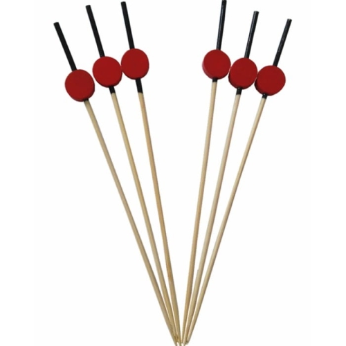 WYKAŁACZKI BANKIETOWE "KÓŁKO CZERWONE" 12CM A'100