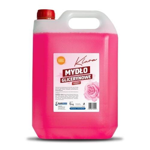 Mydło glicerynowe Klara 5L Różane