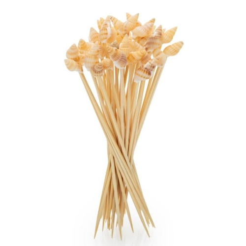 Patyczki bambusowe do przekąsek Muszelka 12cm