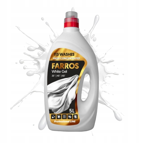 FARROS Krystaliczna Biel Płyn do prania 5L