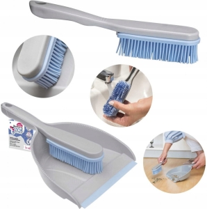 Zestaw YORK zmiotka szczotka gumowa z szufelką