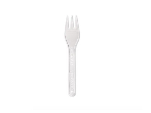 Widelczyk transparentny 10 cm Finger Food do deserków A'50