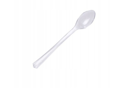 Łyżeczka transparentna 10 CM Finger Food do deserków A'50
