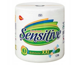 Ręcznik papierowy kuchenny czyściwo SENSITIVE Bobinone XXL bezpyłowy