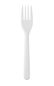 Widelec plastikowy mocny wielorazowy 18 cm A'50