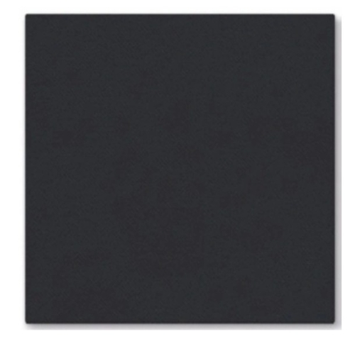 SERWETKI flizelinowe HRC 40x40 CZARNE A'50