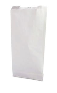 Torebka fałdowa biała 1kg 29x14x6 cm