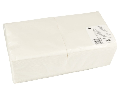 Serwetki gastronomiczne białe 33x33 A500 