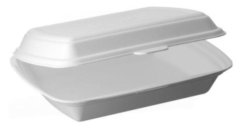 Menu box pojemnik obiadowy styropianowy niedzielony