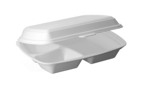 Pojemnik obiadowy styropianowy trójdzielny
