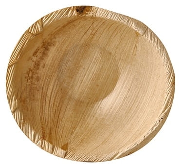 Miska okragla z liscia palmowego