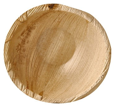 Miska okragla z liscia palmowego
