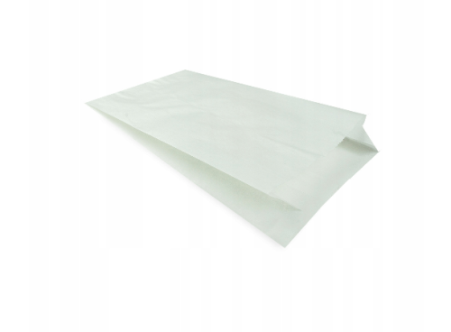 Torebka fałdowa biała 2,5kg 35x18x6 cm