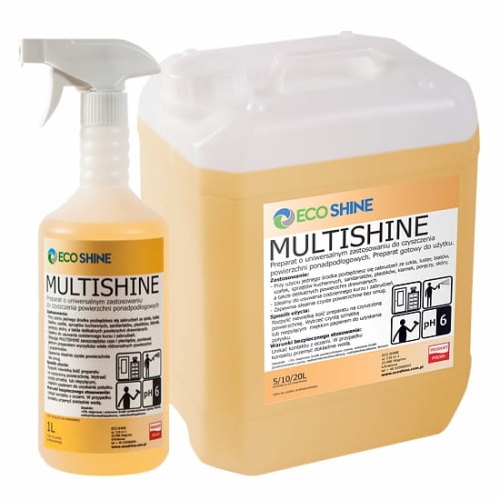 Profesjonalny preparat do czyszczenia powierzchni ponadpodłogowych  MULTISHINE 5L